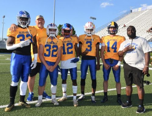 Local players compete in 66th DFRC Blue-Gold football game