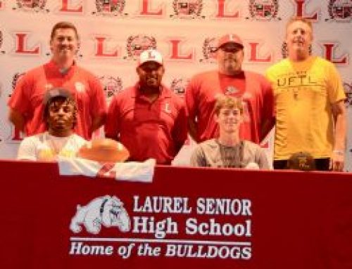 Laurel graduates Wilson, Lee hold college signings at school