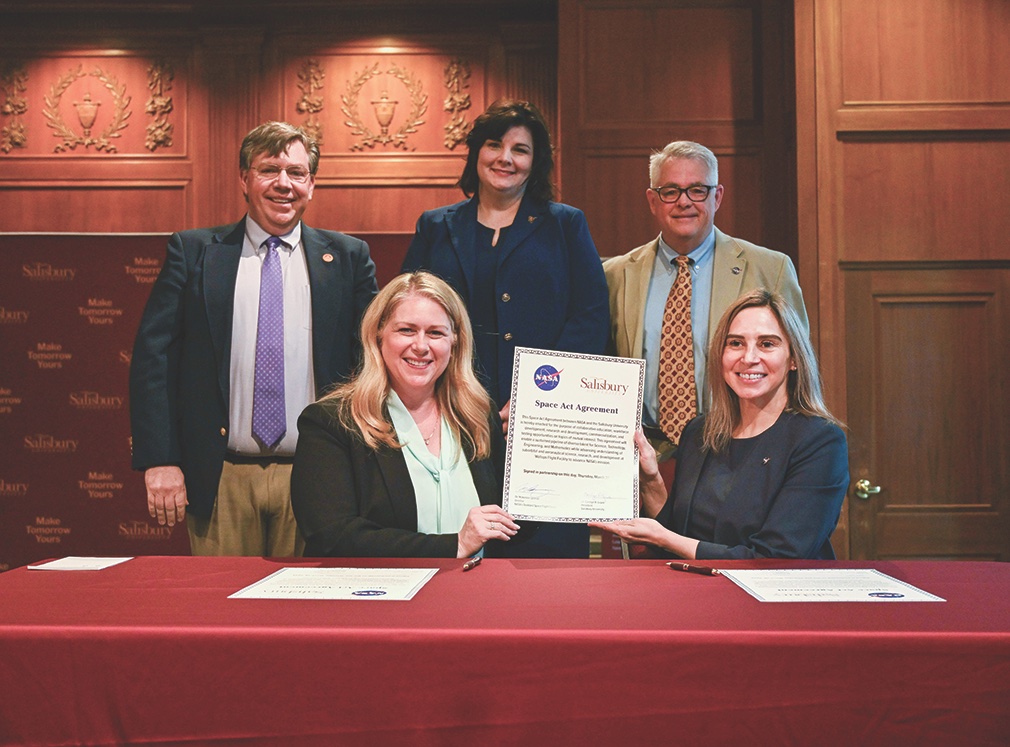 SU and NASA sign new Space Act Agreement Morning Star Publications