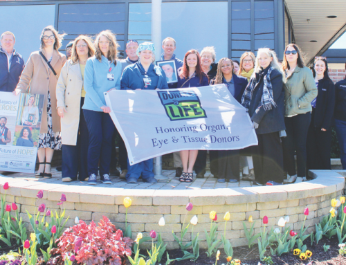 TidalHealth Nanticoke holds Donate Life Month flag-raising ceremony