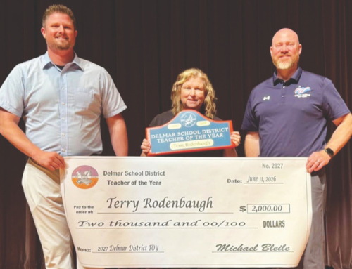 Delmar School District recognizes student who received national award